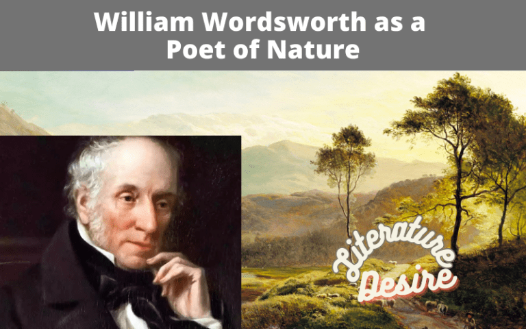 write an essay on wordsworth as a poet of nature