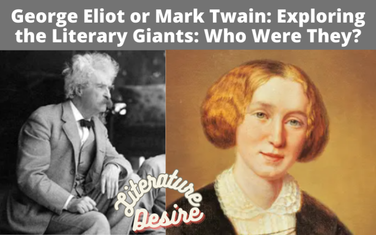 George Eliot or Mark Twain